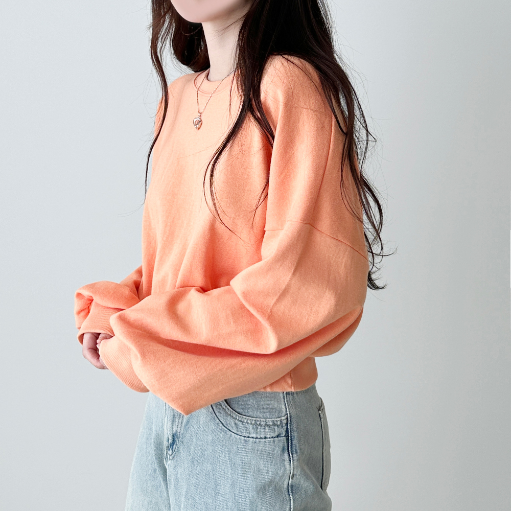 Tear Crop Sweatshirt