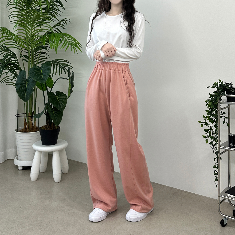 Loose Fit Wide Sweat Suit Pants