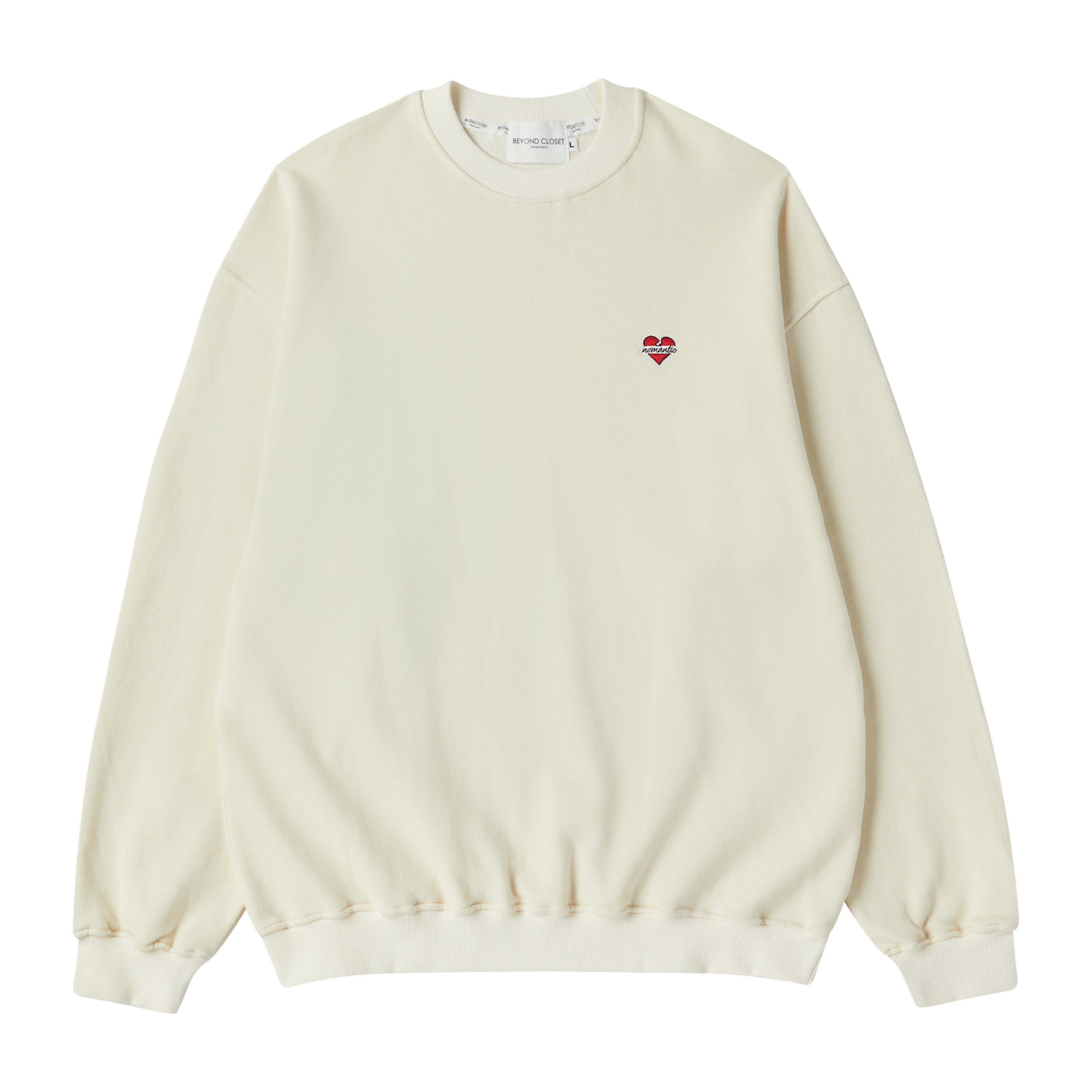 NOMANTIC LOGO SWEAT SHIRT IVORY