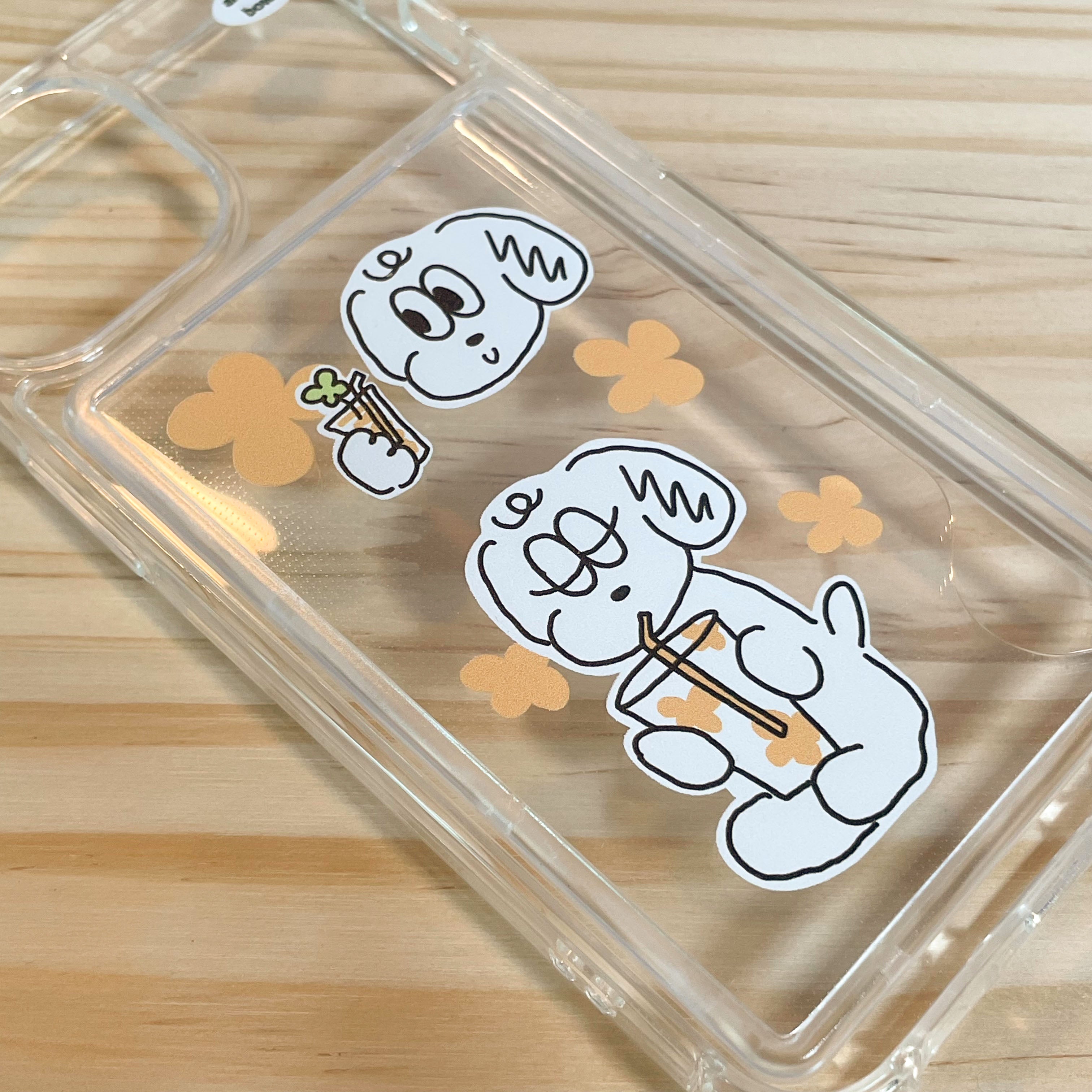 Flower Juice Puppy card jelly hard case