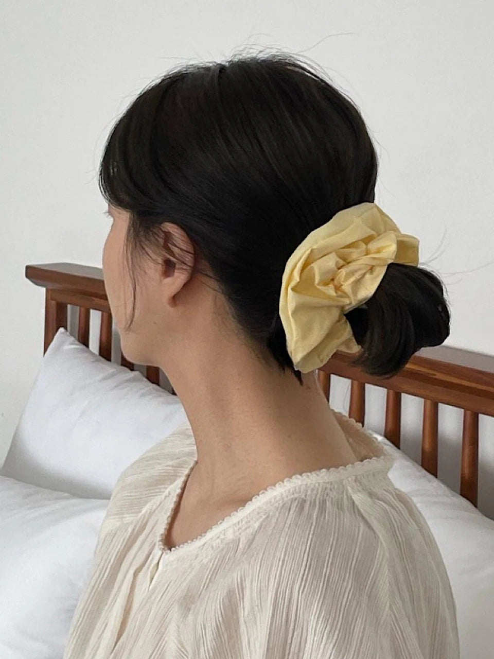 oar Vintage Shirt Scrunchie [Yellow]