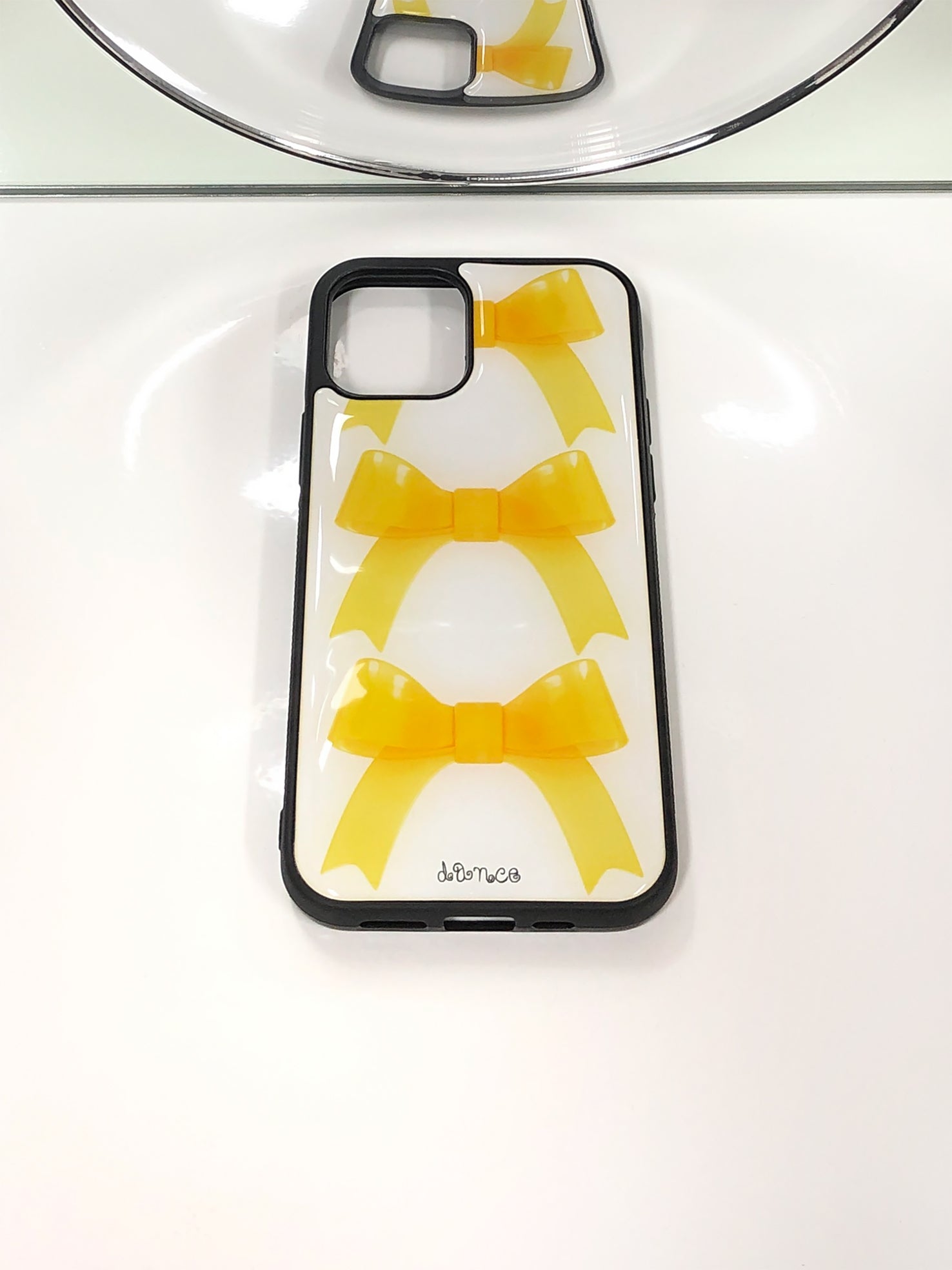 (YELLOW) JELLY RIBBON EPOXY CASE