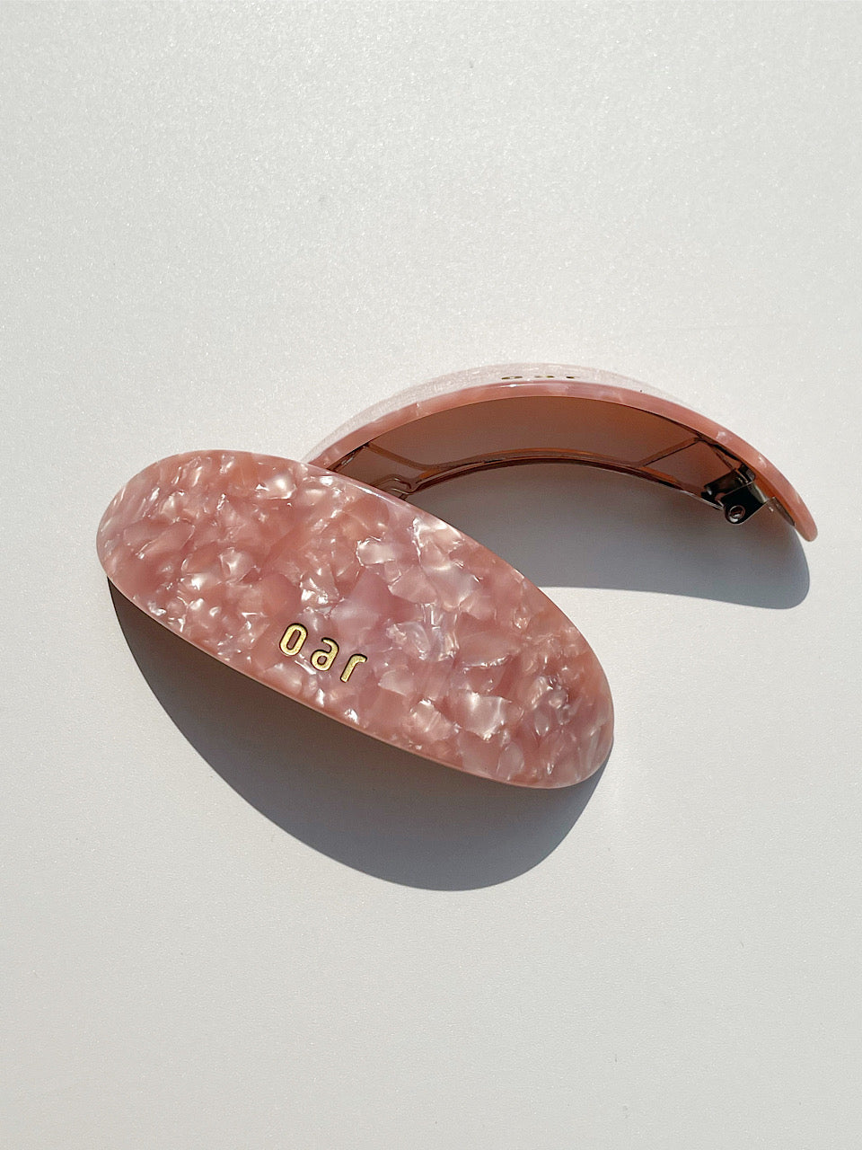 oar Classic Big Marble Barrette [Pink]