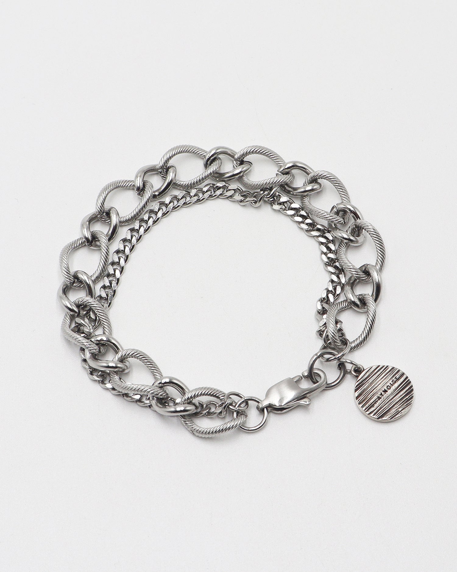 Noise pendant bracelet (surgical steel)