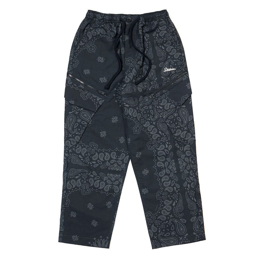 23 PAISLEY CARGO PANTS ORANGE