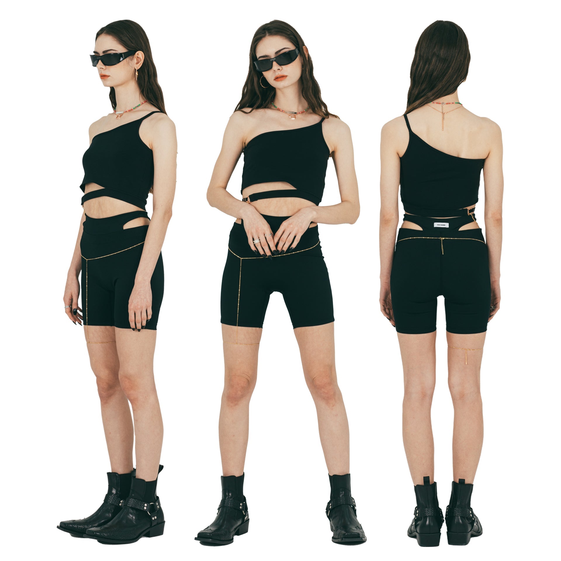 Cutout Bike Pant (black)