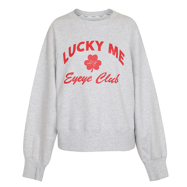 EYEYE LUCKY ME SWEATSHIRT_MELANGE GREY (EEOO3WSR05W)