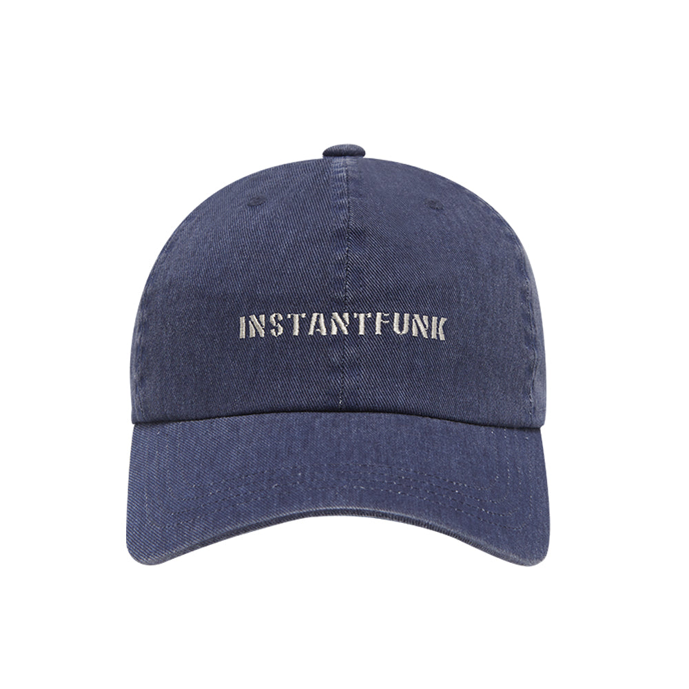 Washed logo baseball cap