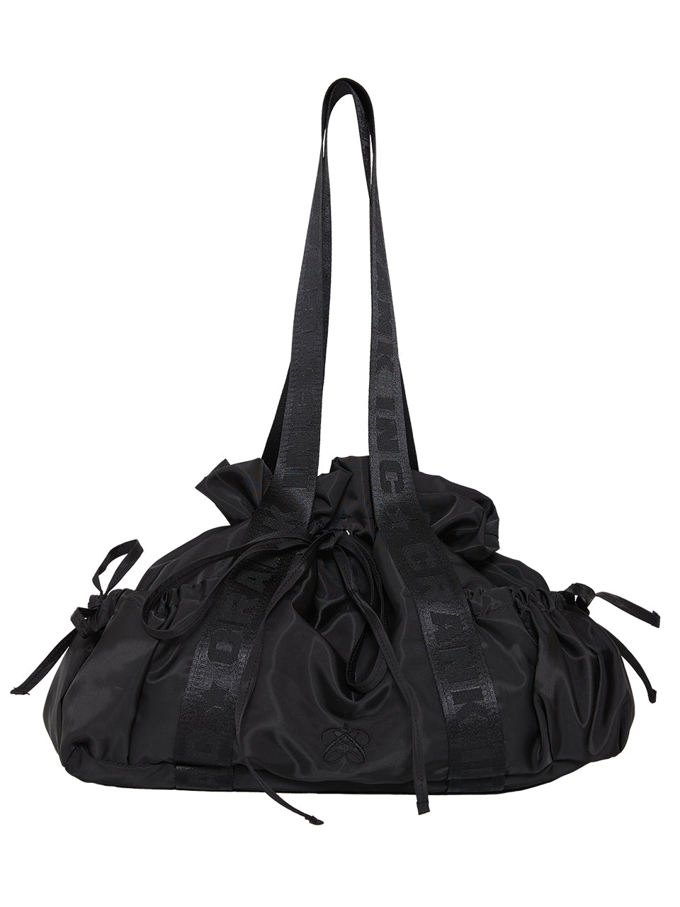 POCKET STRING SHOULDER BAG_BLACK