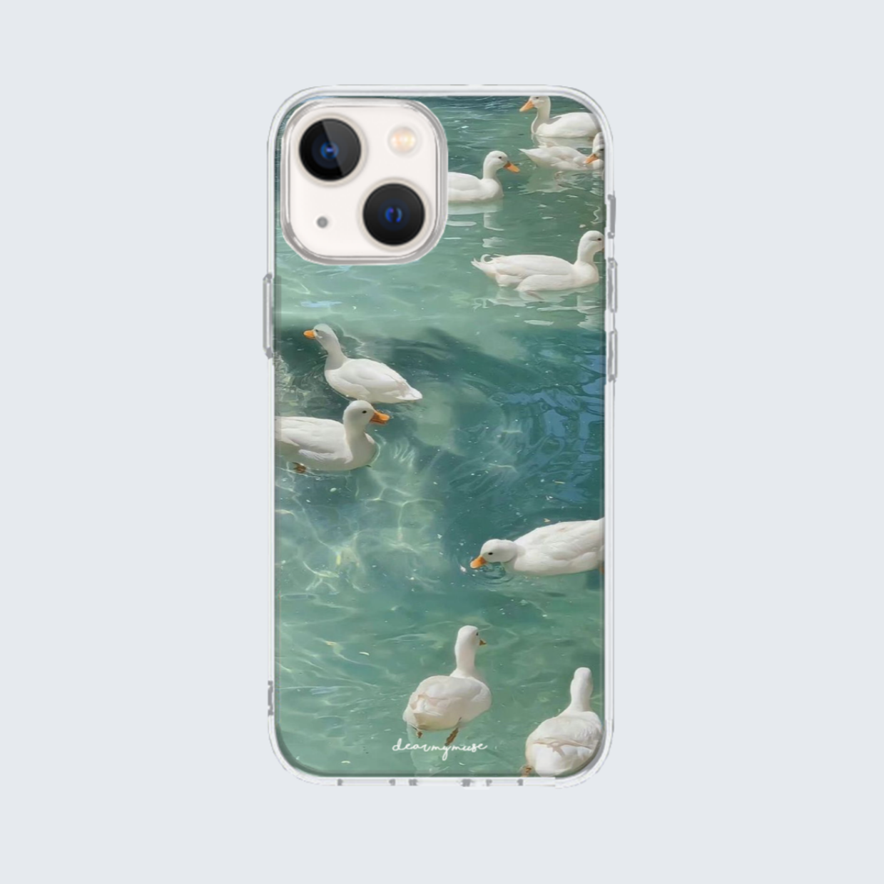 peaceful lake iphone case