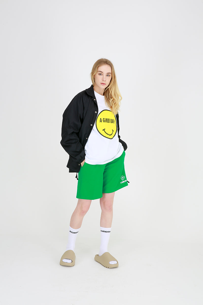 SMILE COACH JACKET (BLACK)