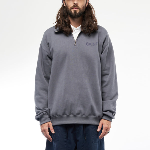 SP G.SAINT HALF ZIP-GRAY