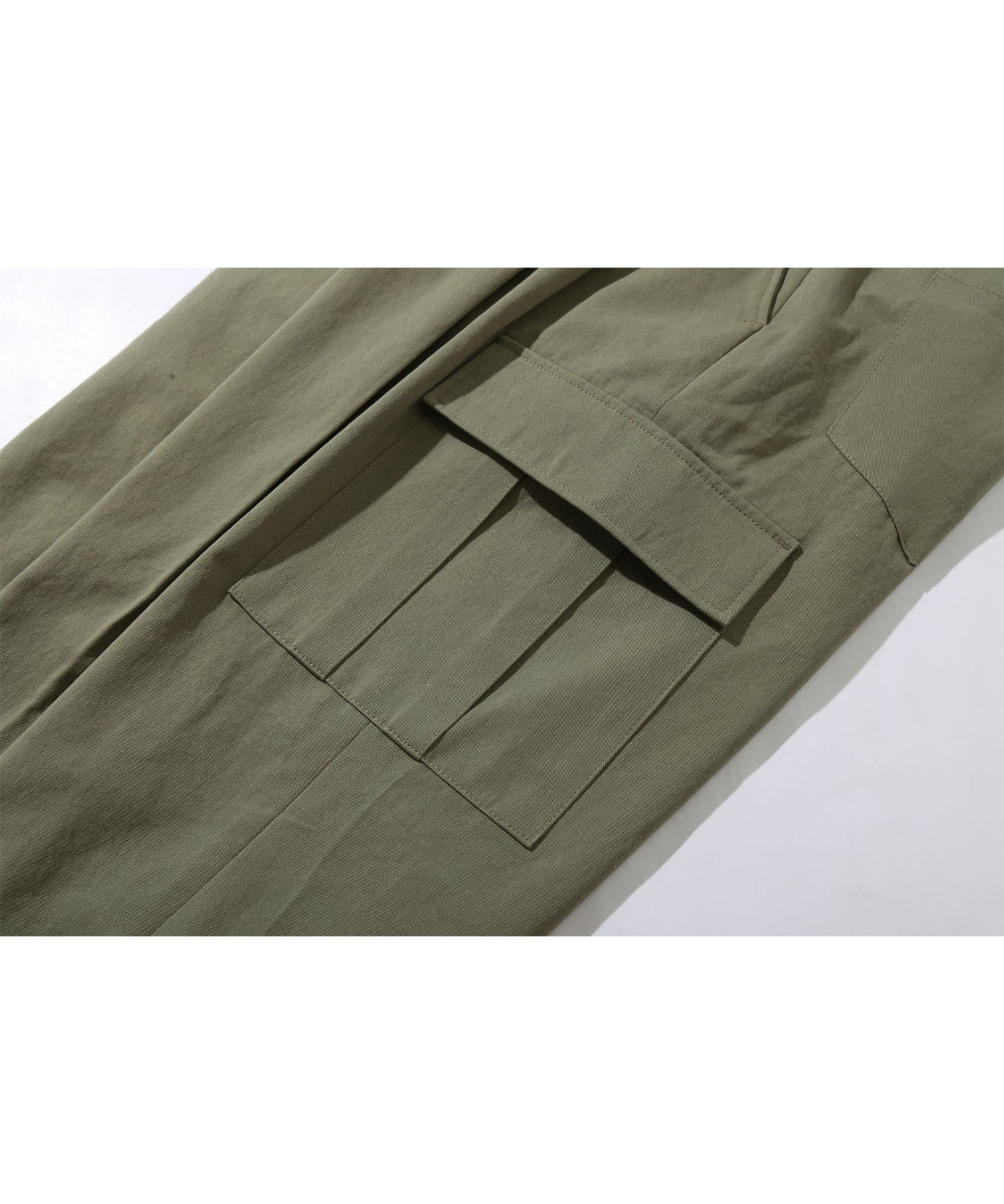 Cargo Pocket Balloon Pants (Olive)