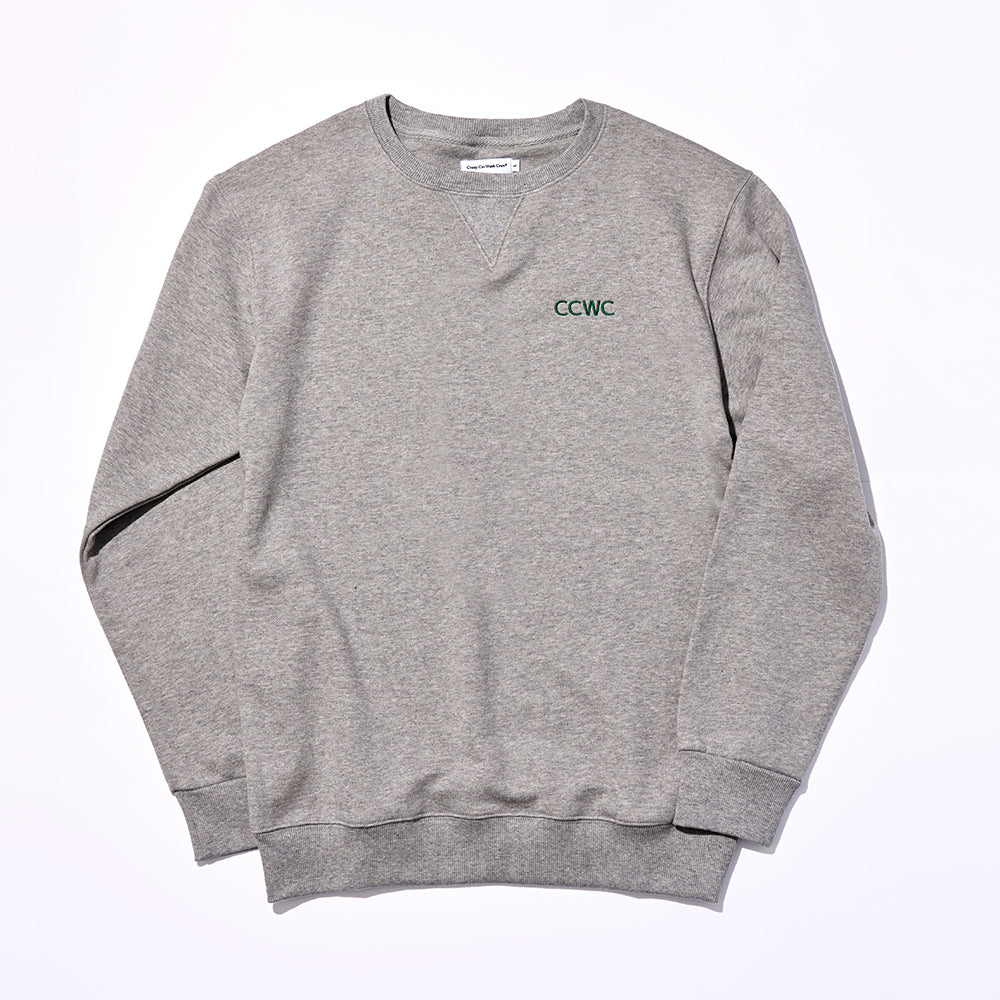 CCWC LOGO STITCH SWEAT SHIRTS GREY