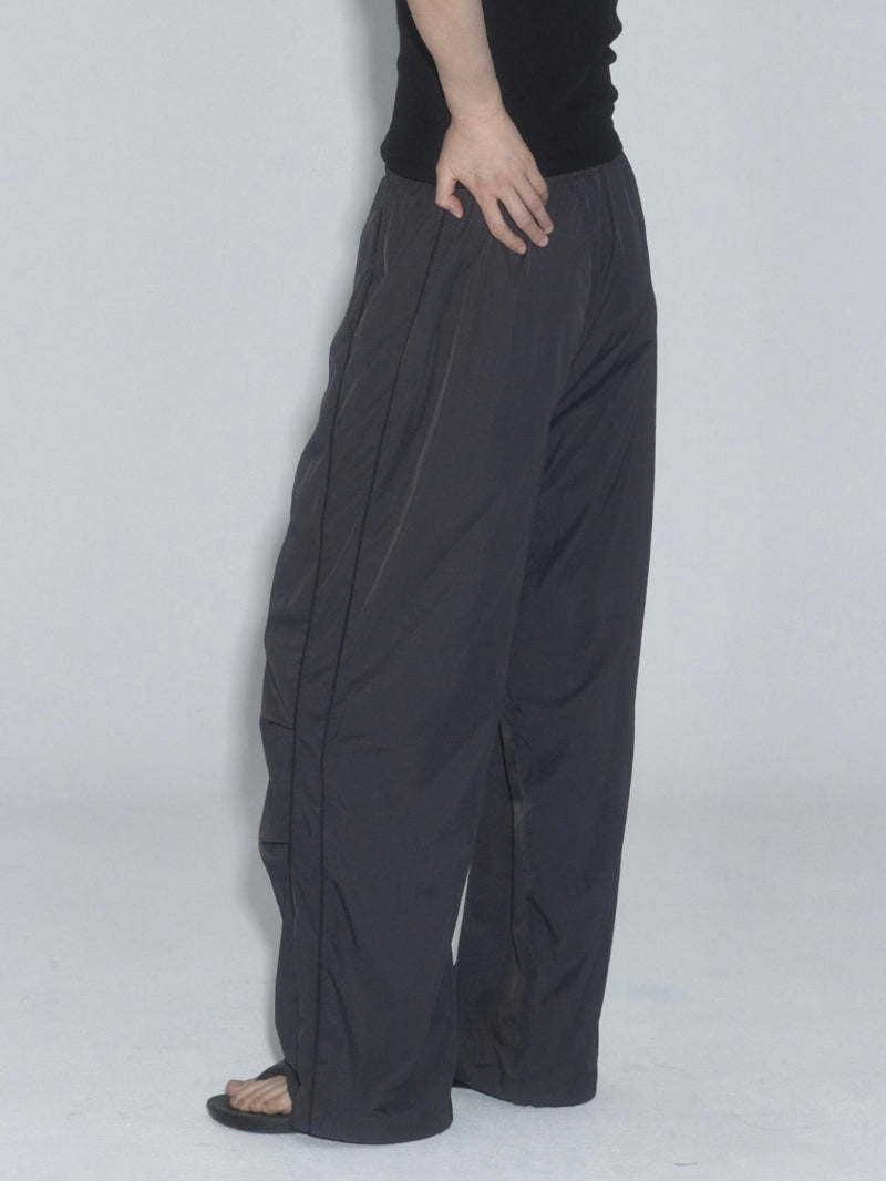 Lined Track Pants, Charcoal