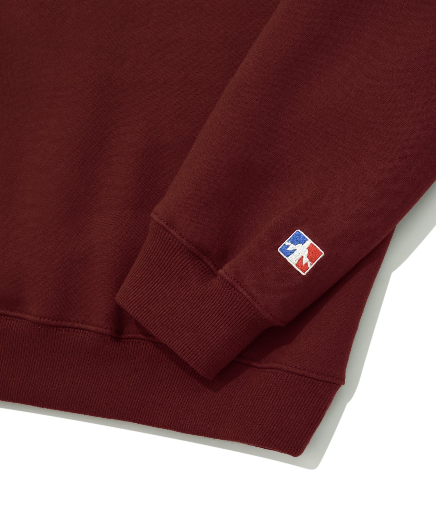 SP LOOP STITCH_LOGO CREWNECK-BURGUNDY