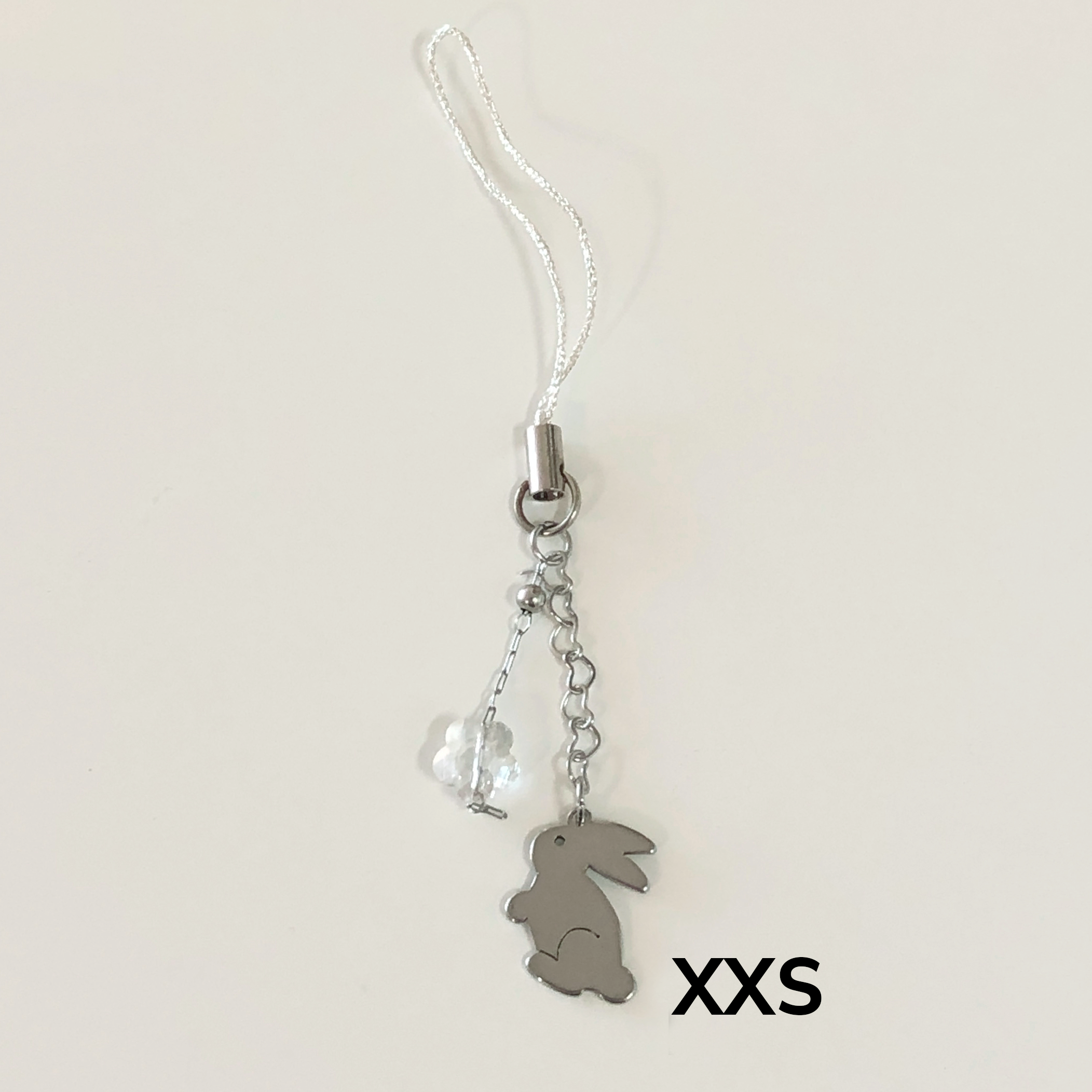 bunny mini strap ( with charm )