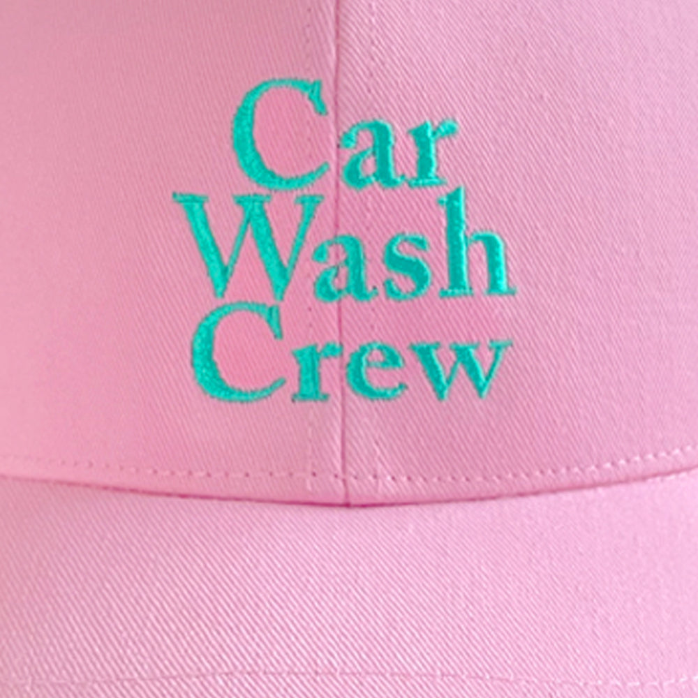 CAR WASH CREW BALL CAP PINK