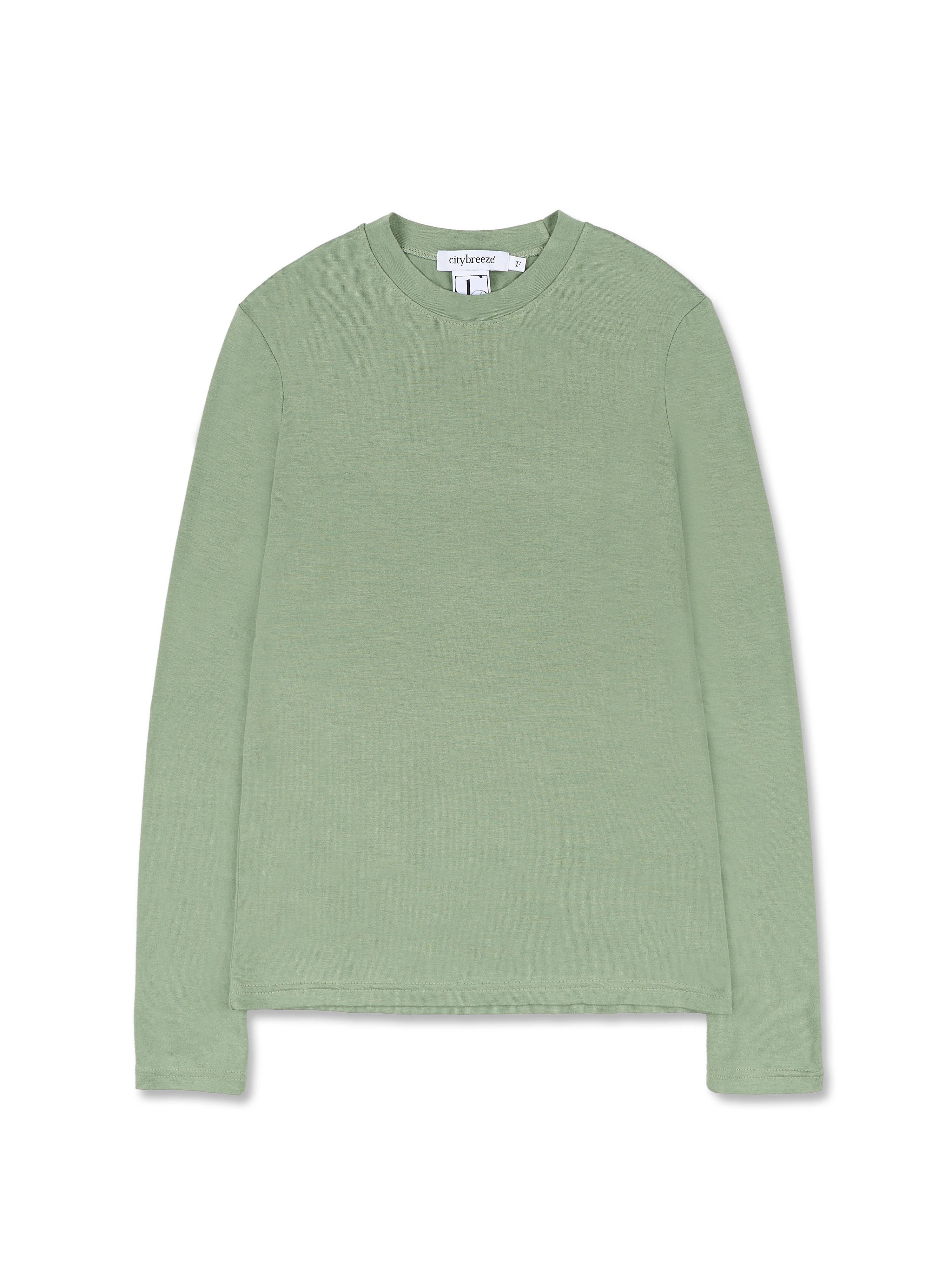 [BREEZE] Slim Long Sleeve T-Shirts_GREEN (CTD1)