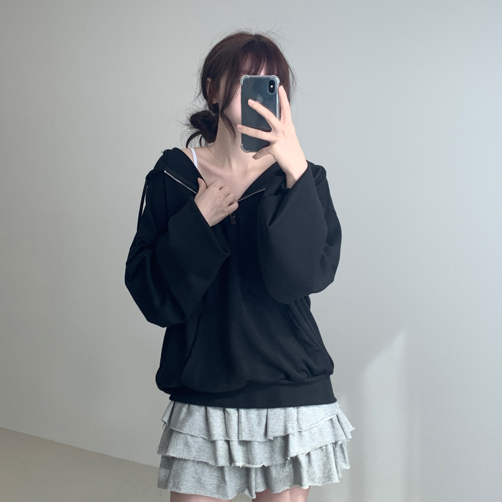 Bonnie Oversized Fit Hoodie Zip Up