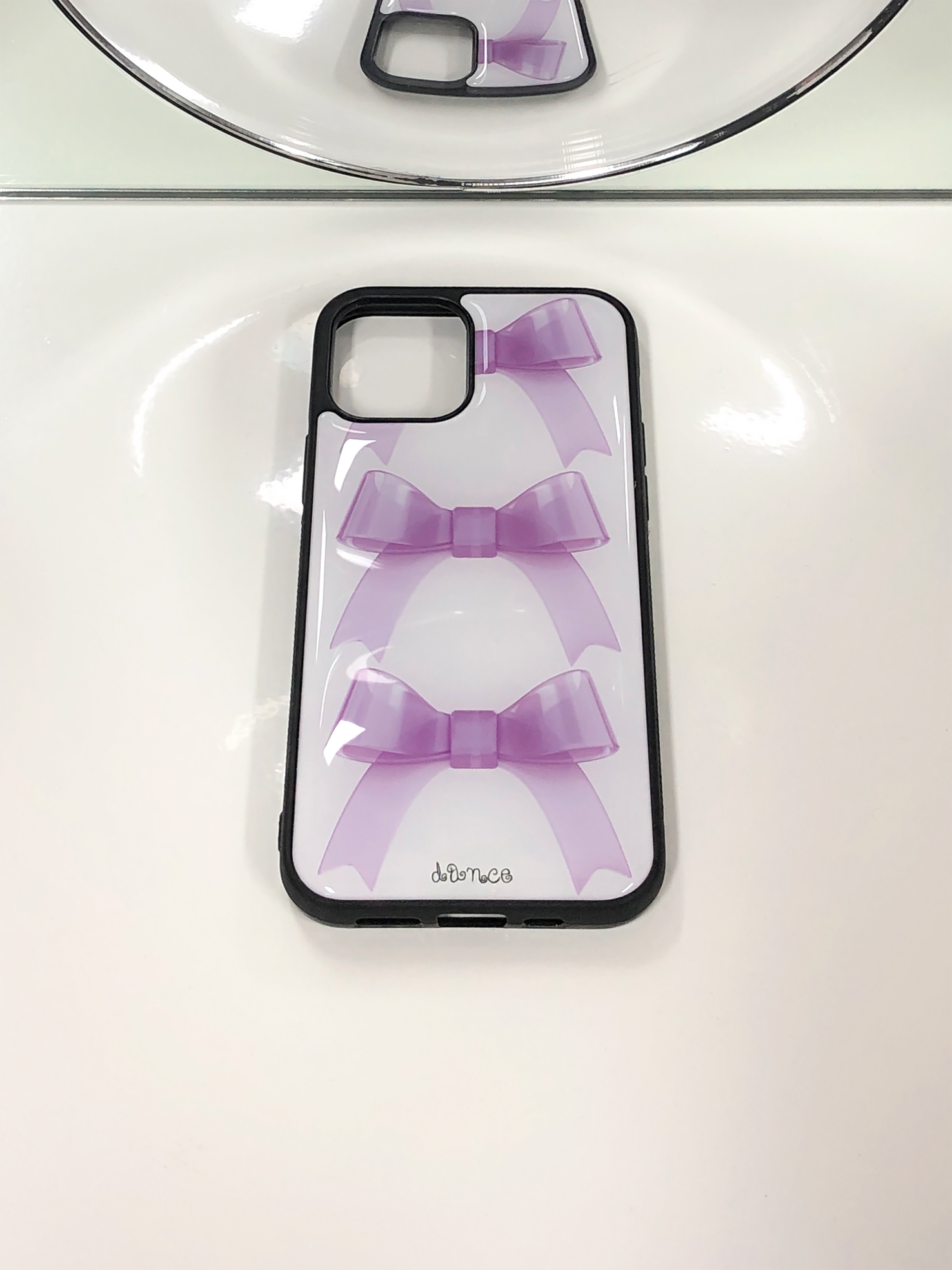 (LAVENDER) JELLY RIBBON EPOXY CASE