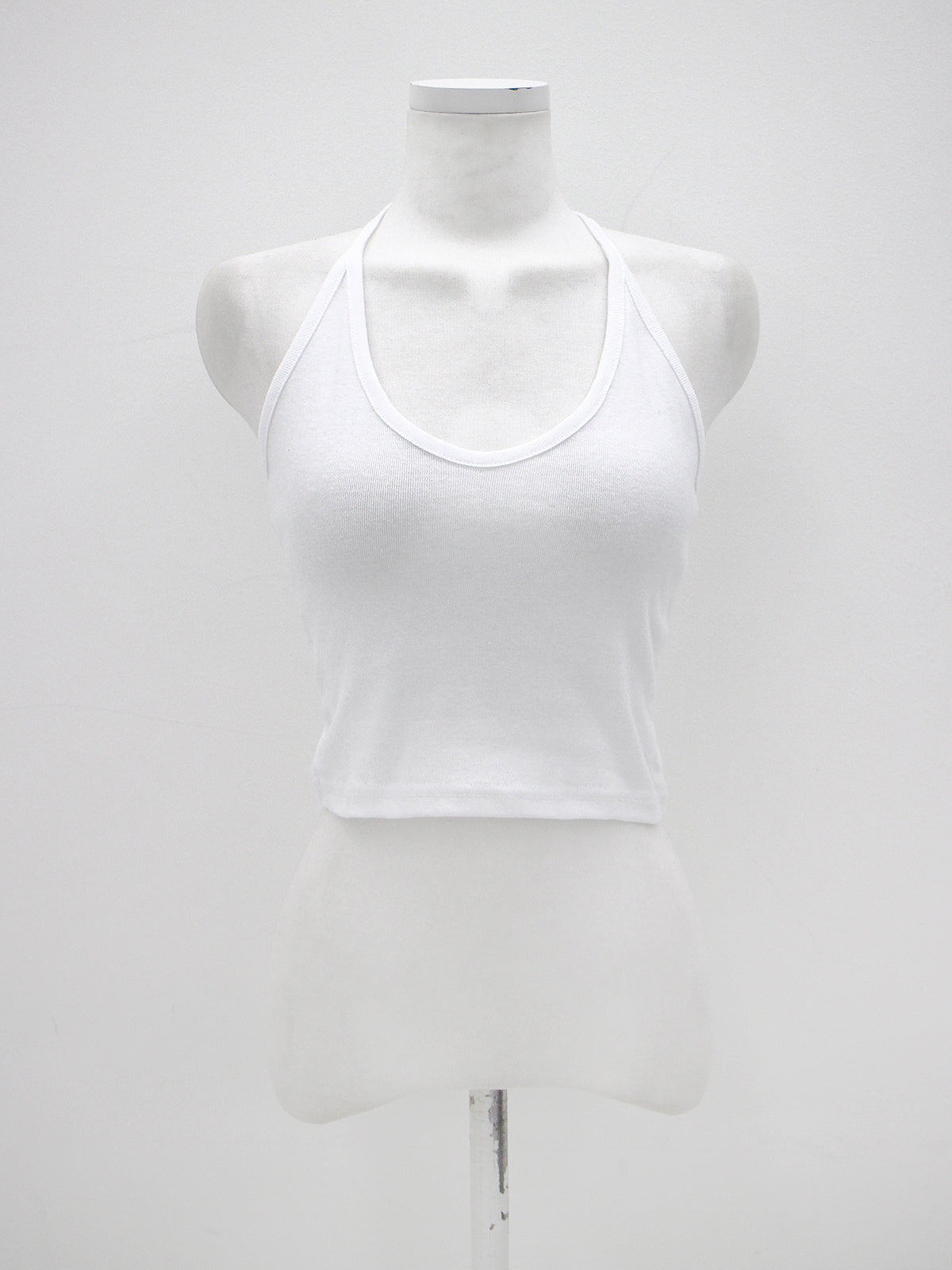 Cropped halterneck sleeveless (3color)