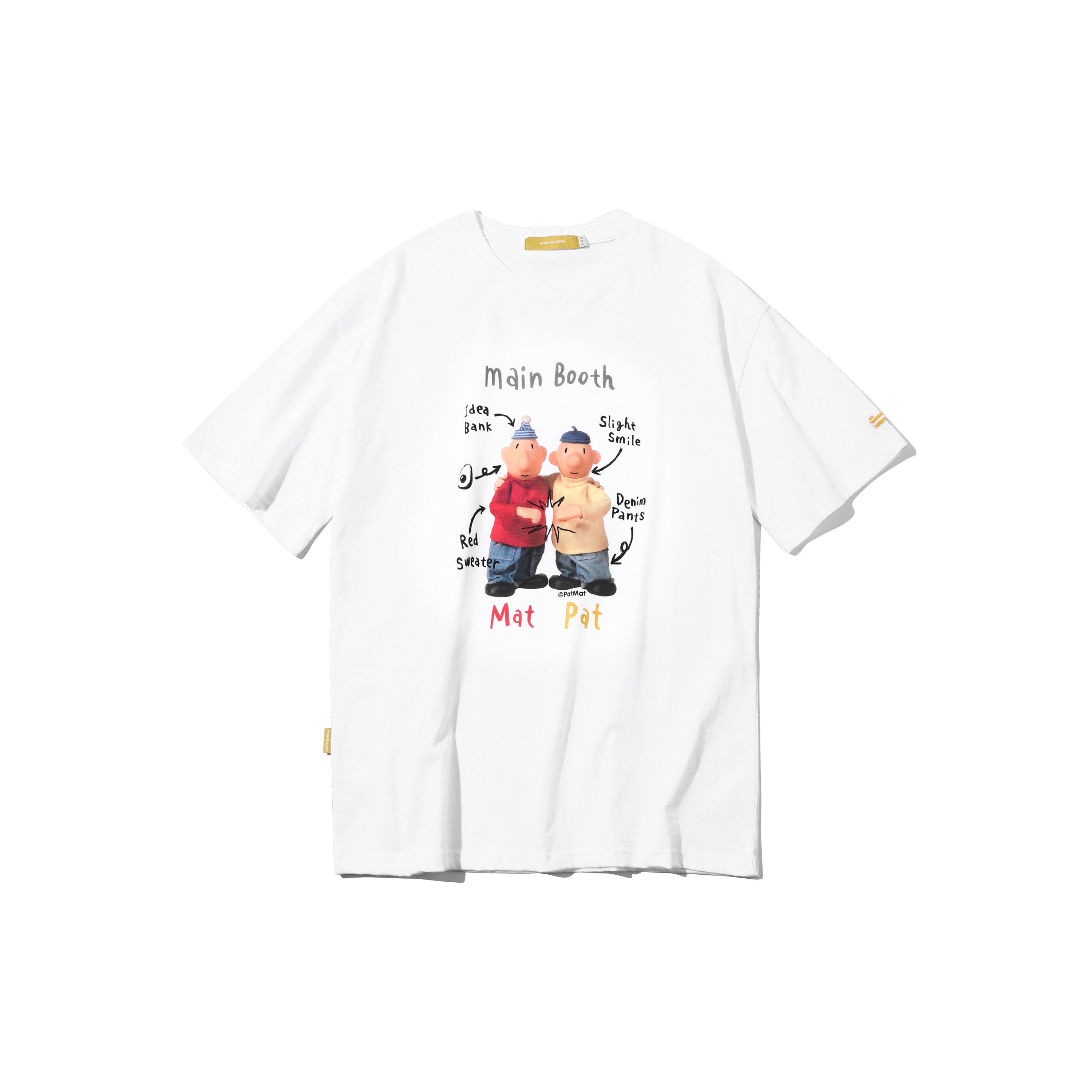 [Pat&Mat] QnA T-shirt(WHITE)