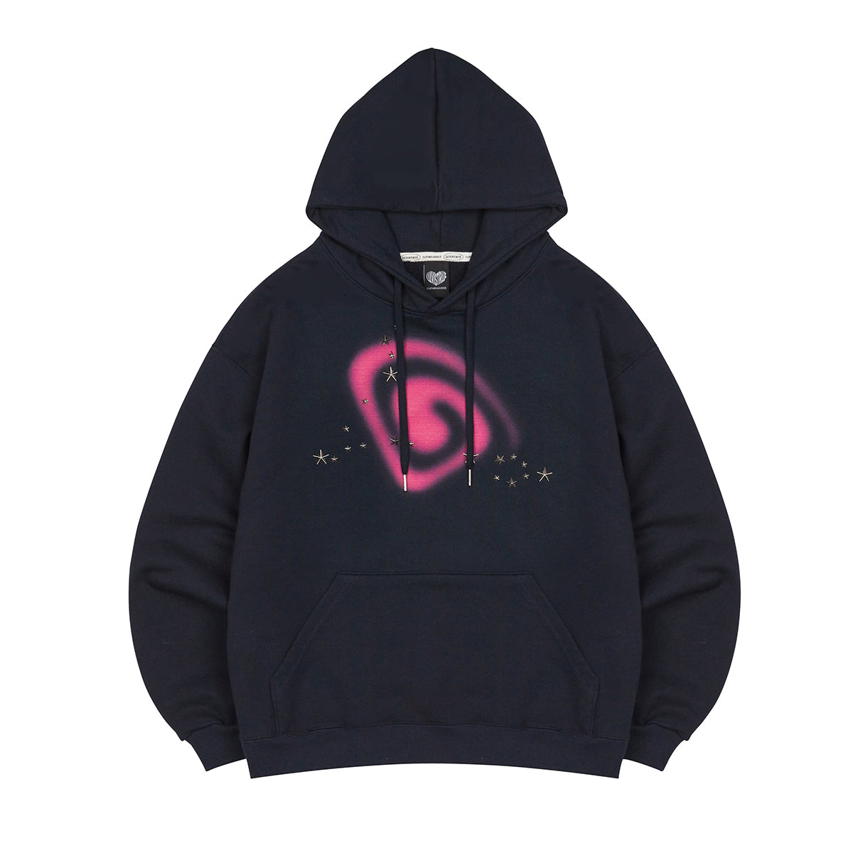 NM STAR HOTFIX HOODIE (NAVY)