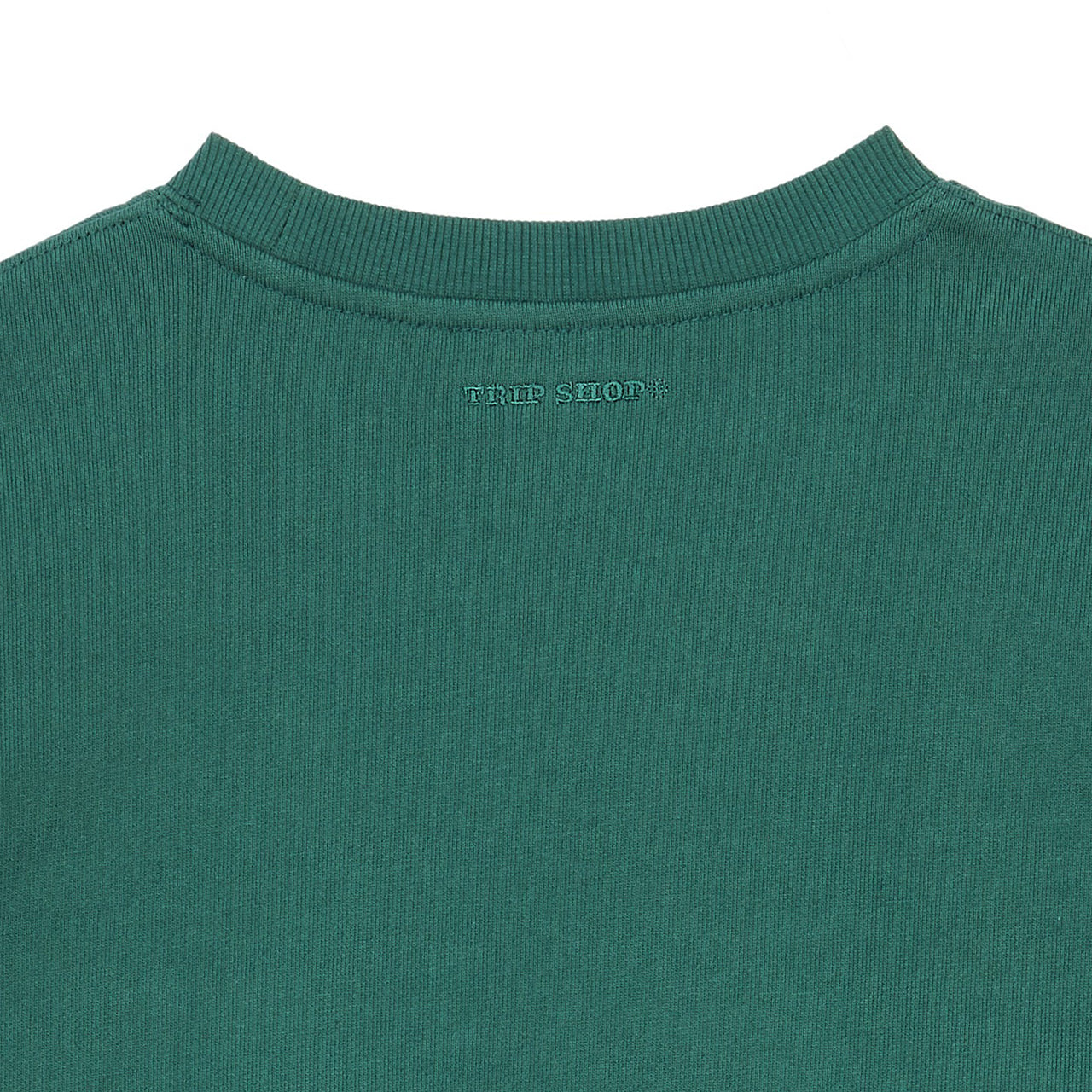 HAMBURGER EMBROIDERY SWEAT SHIRT (T31112S) - GREEN