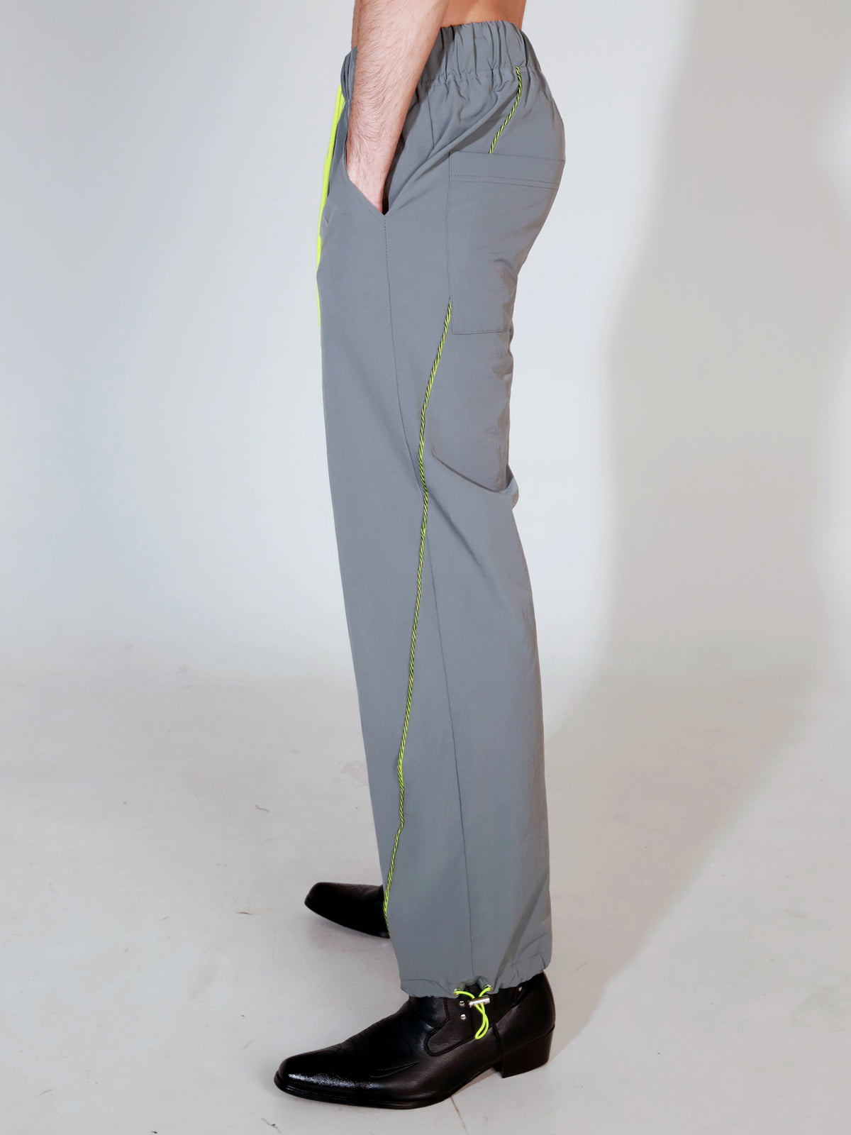 Acid Cross Line Nylon Jogger Pants