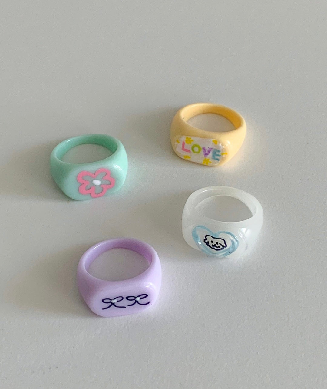 Color Drawing Rings (6 designs)