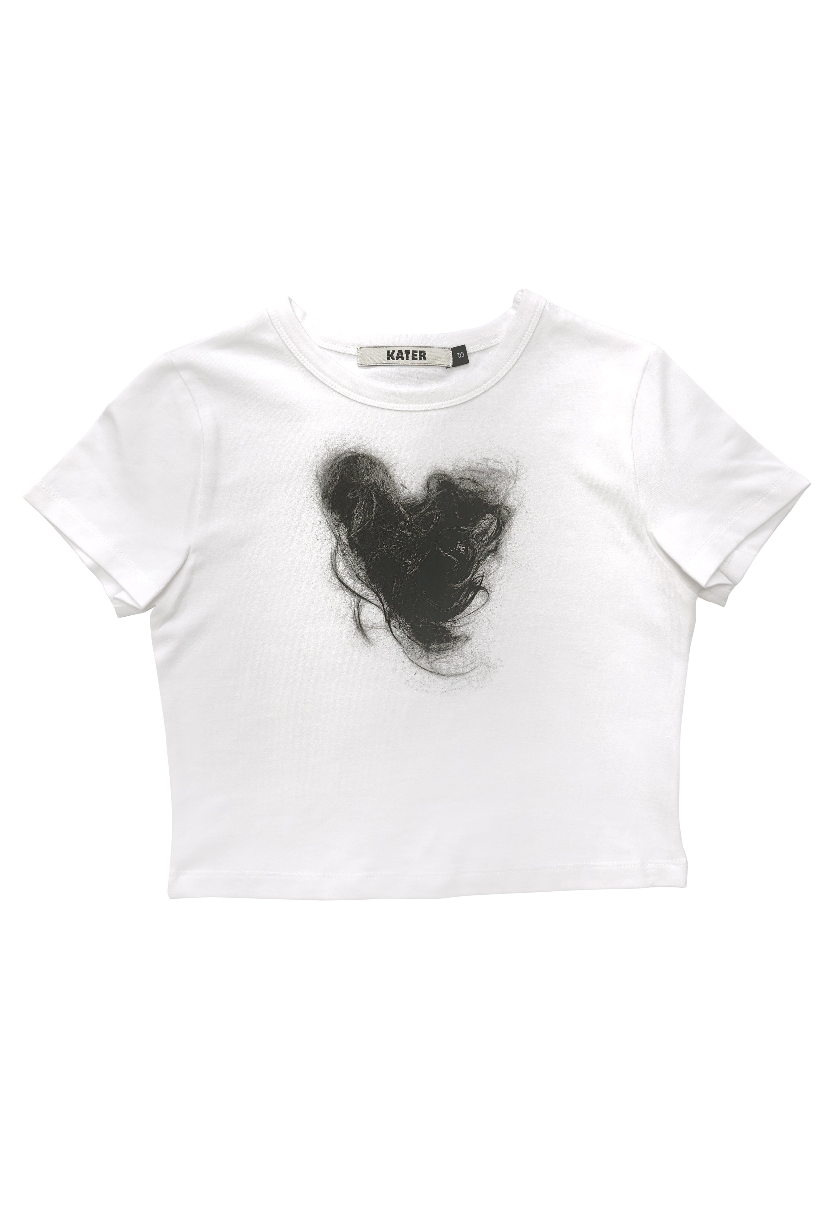 Heart Hair Tee WHITE B