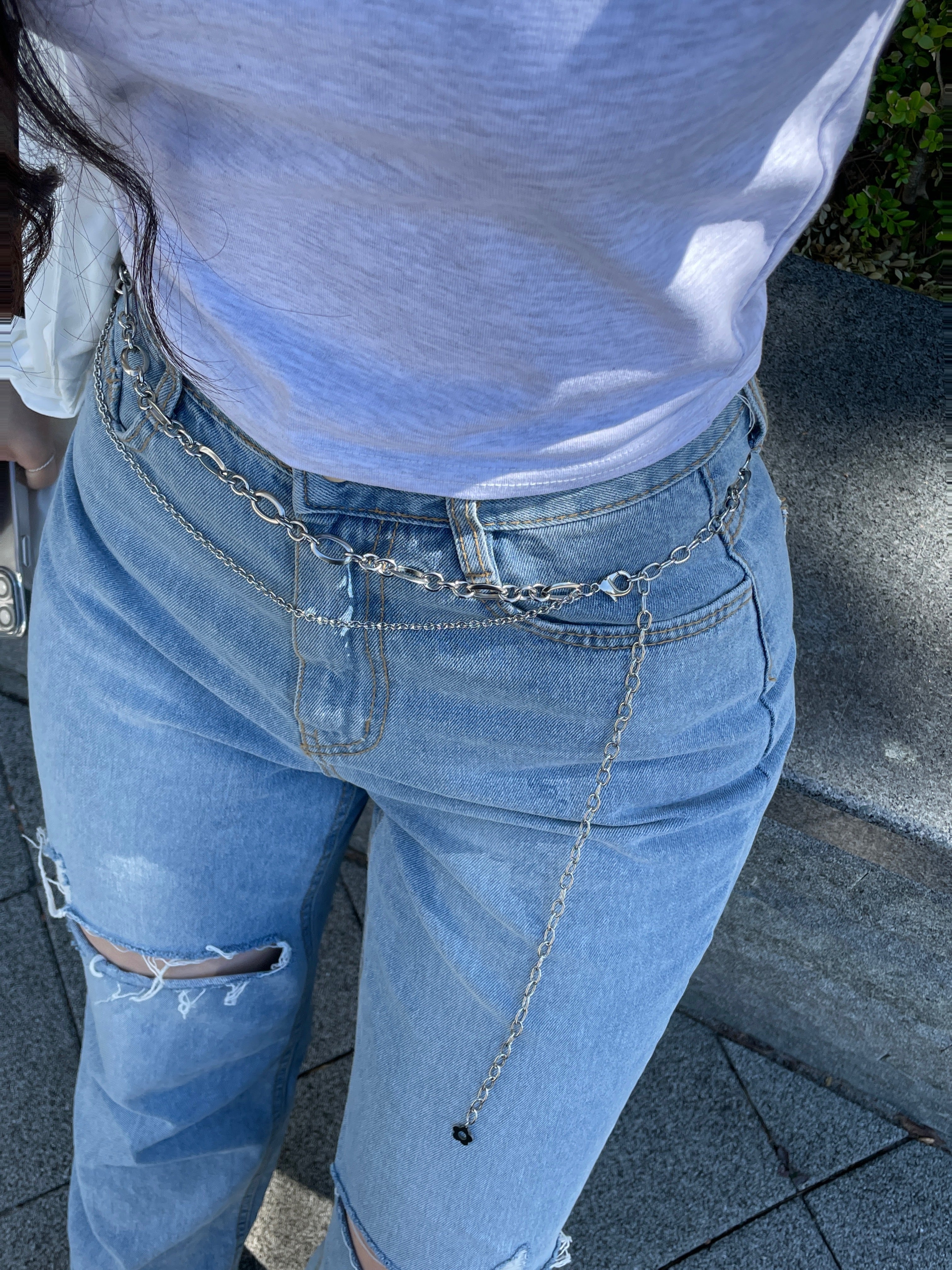 Vintage Flower Belly Chain Belt