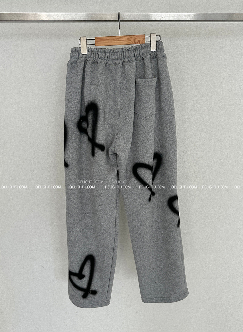 [UNISEX] Heart String Wide Jogger Pants