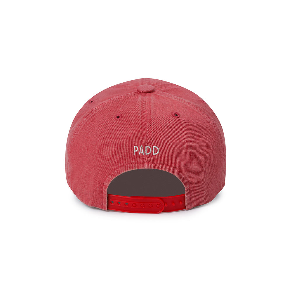 Lapin Logo Washed Cap (RED)