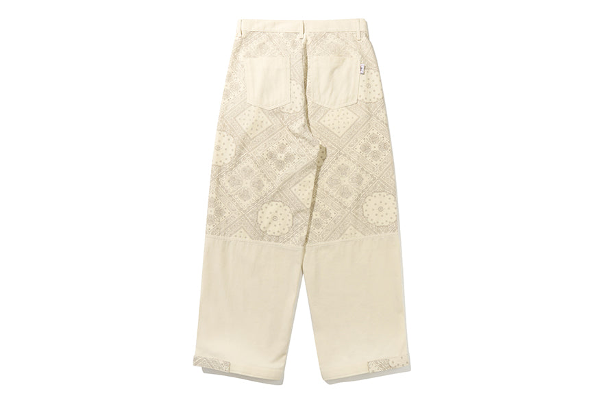 PAISLEY POCKET PANTS_OATMEAL