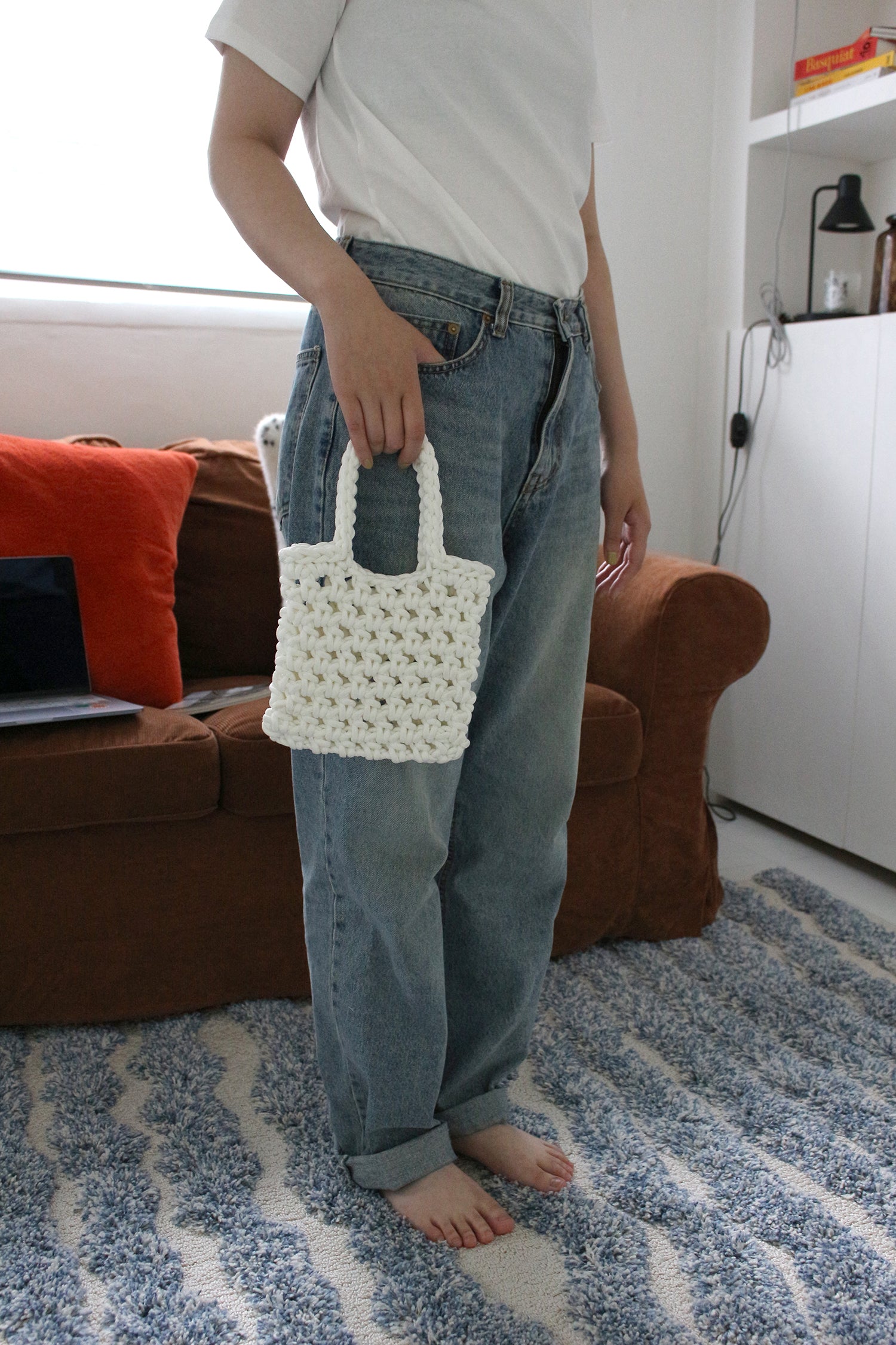 fruit net bag mini (white)