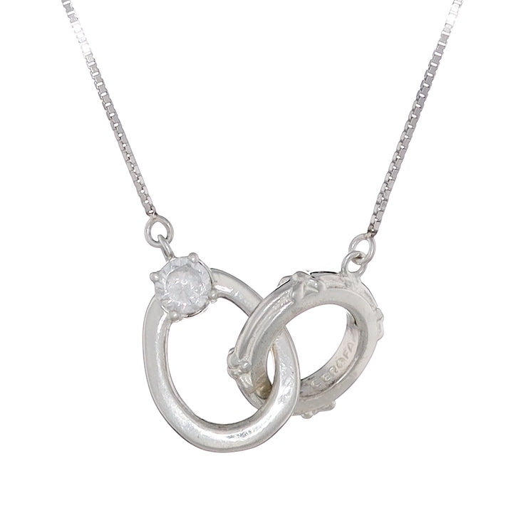 STREETCAR NECKLACE WHITE