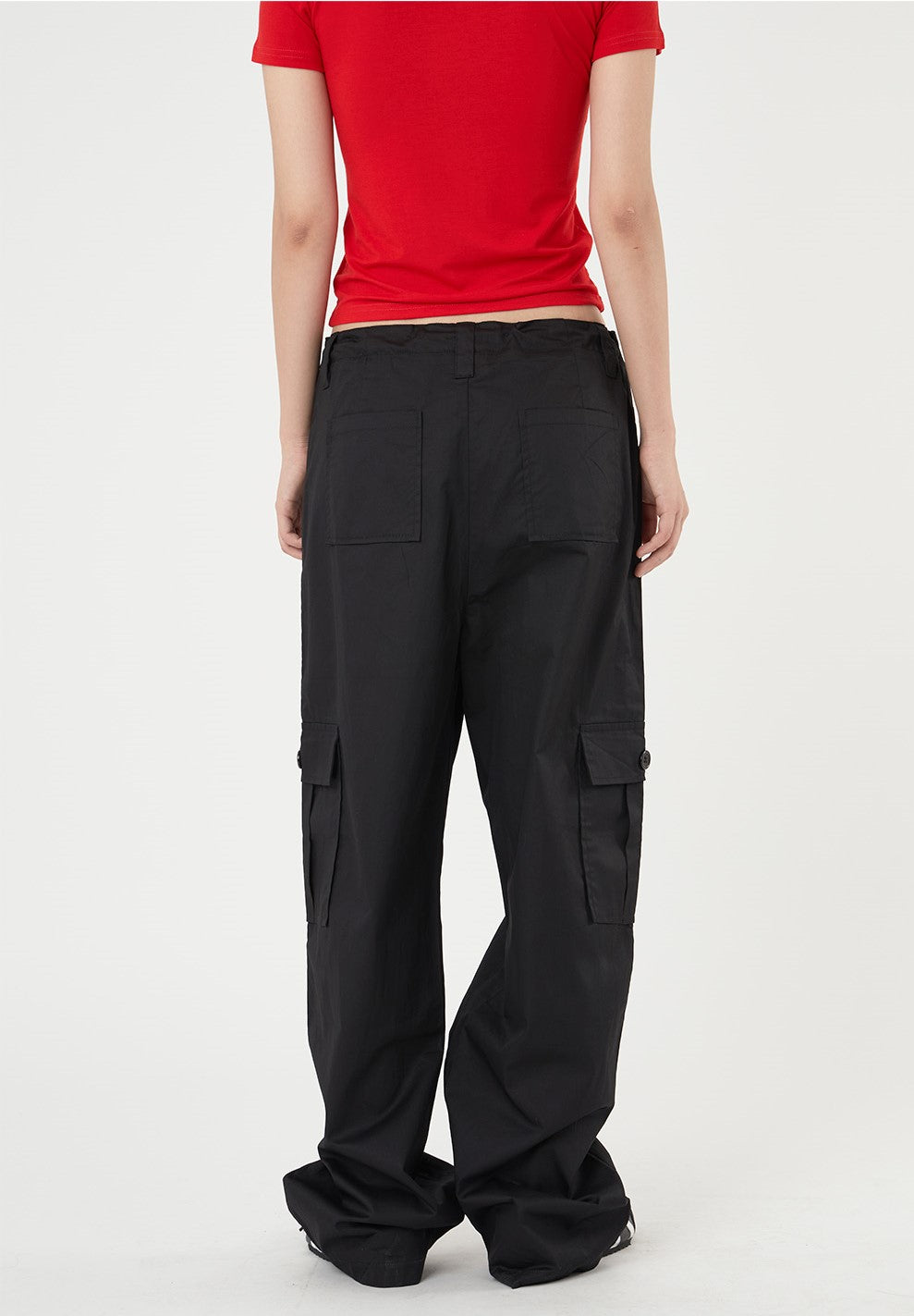 Ringo pocket wide cotton cargo pants