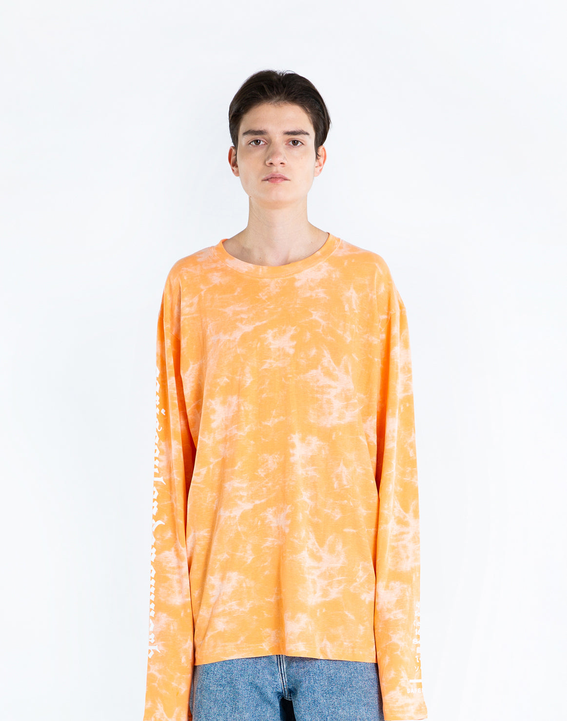 tiedye long sleeve orange