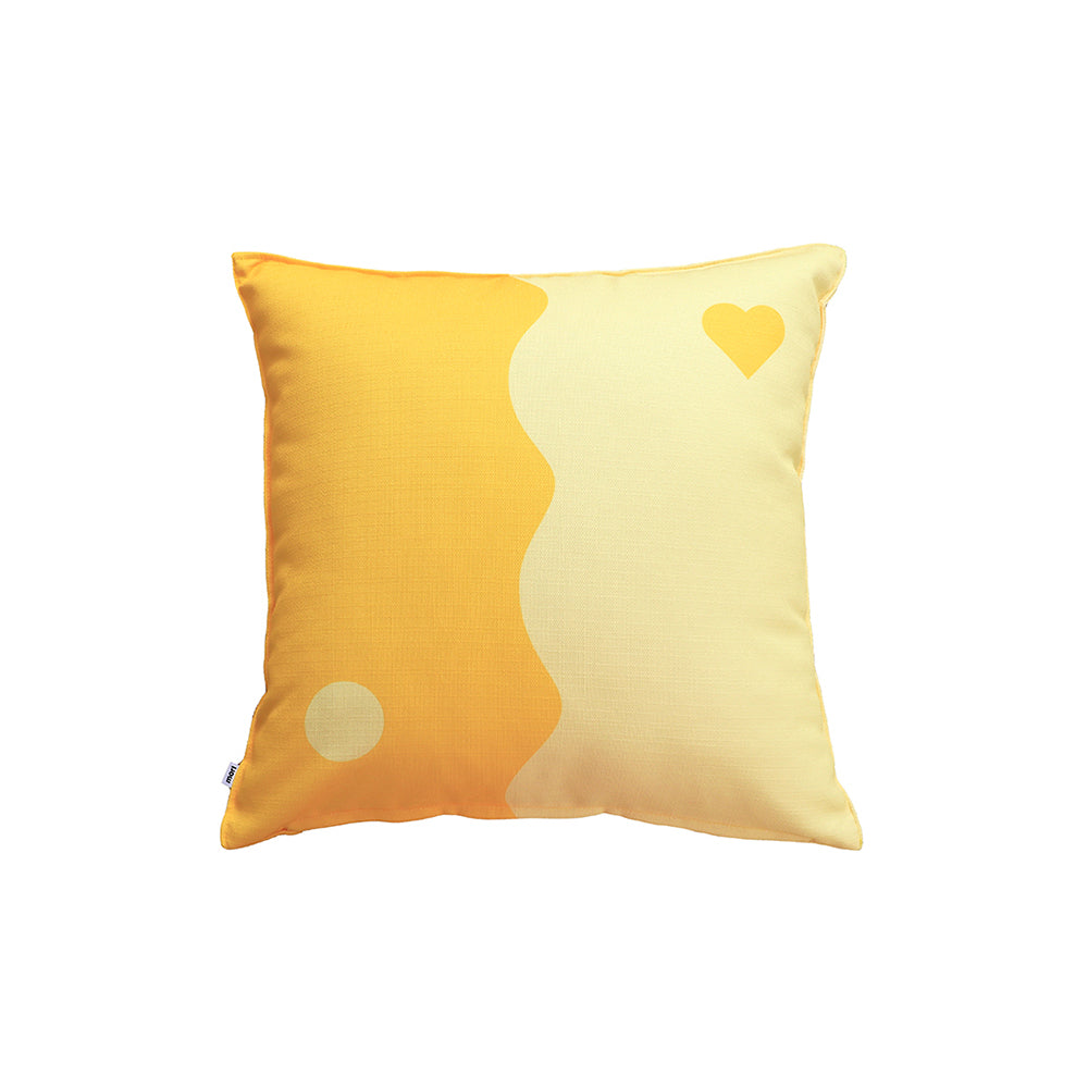 Heart yinyang cushion (4color)