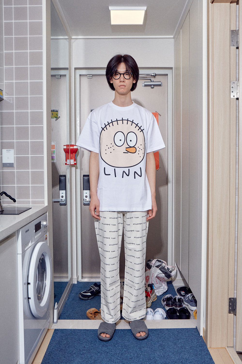 LINN 1 tee ( WHITE )