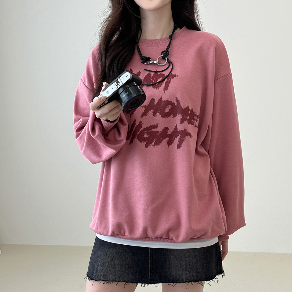 Printed graphic sweatshirt