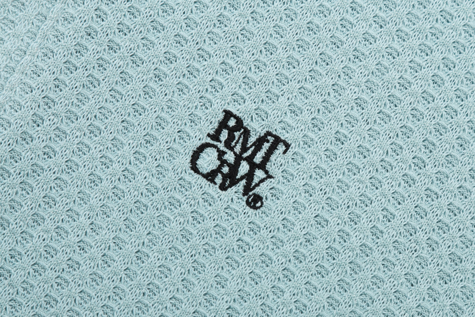 RECENT BUTTON KNIT POLO_SKY BLUE