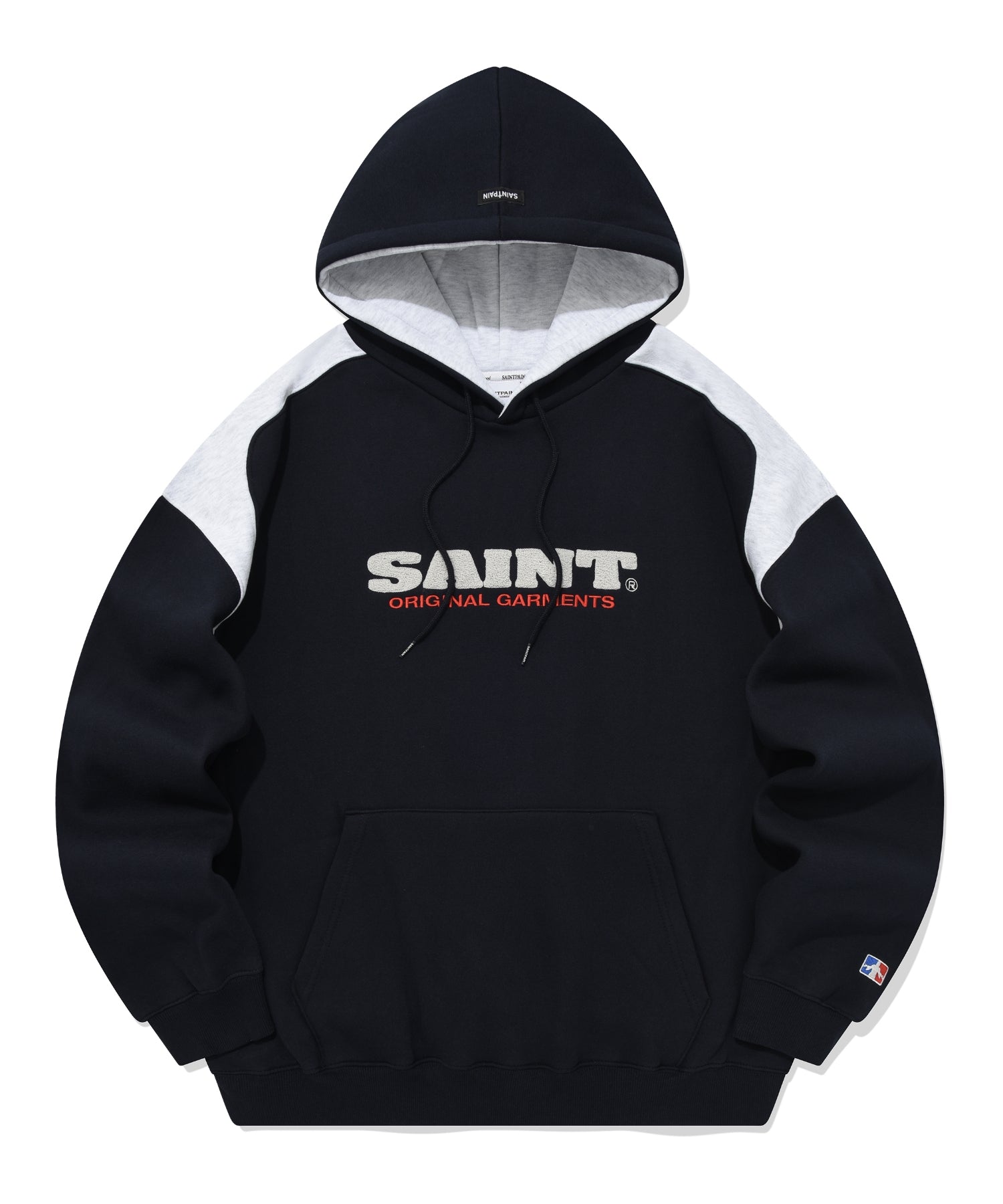 SP SAINT LOGO BLOCK HOOD-NAVY