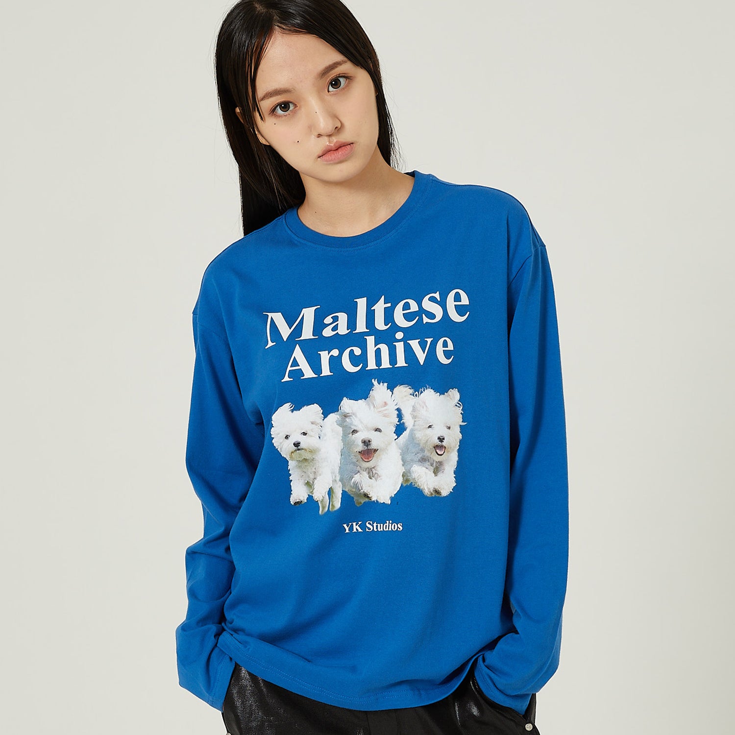 Maltese archive long sleeve tshirt