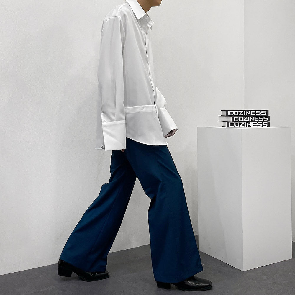 [Unisex] Line Bootcut Slacks (2 colors)