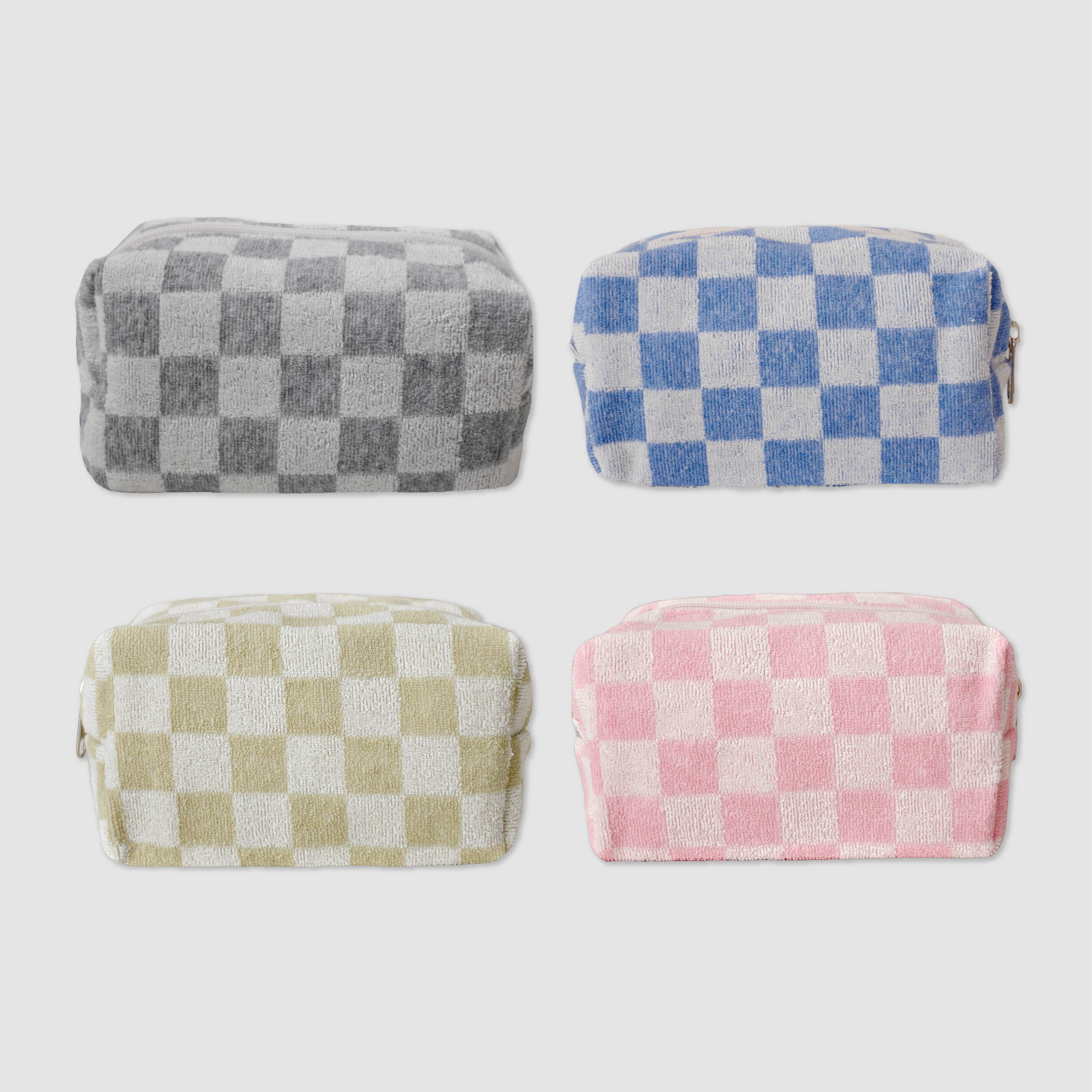 [unfold] Checker Board Terry Pouch - Large (4colors)