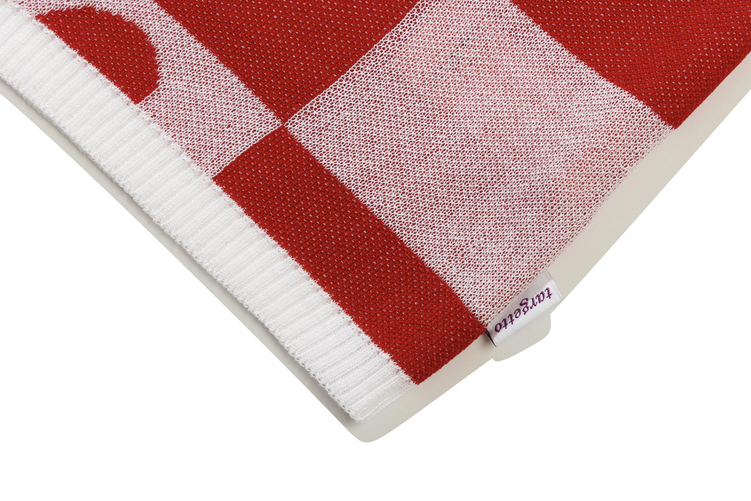 CHECKERBOARD CARDIGAN(RED)