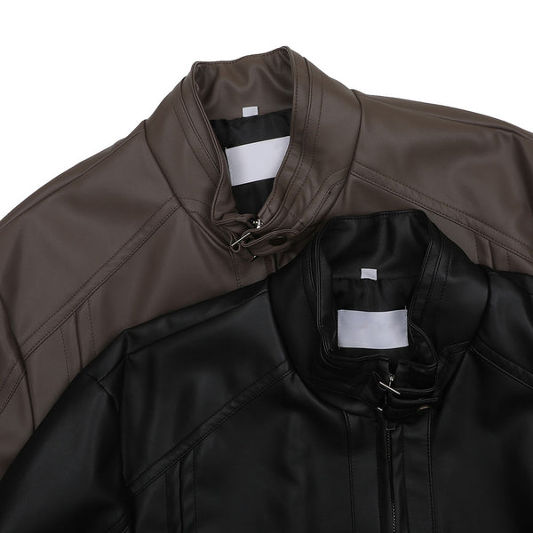 ASCLO Detail Leather Jacket (3color)